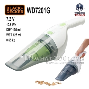 Máy hút bụi dùng pin Black&Decker WD7201G