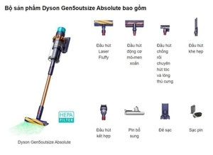 Máy hút bụi không dây Dyson Outsize