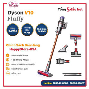 Máy hút bụi không dây Dyson V10 Fluffy