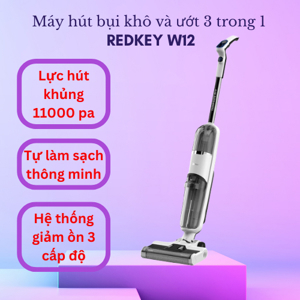 Máy hút bụi, lau nhà Cầm tay Không dây Redkey W12 Wet-Dry Vacuum Cleaner