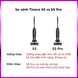 Máy hút bụi lau nhà khô ướt Tineco Floor S5 Pro