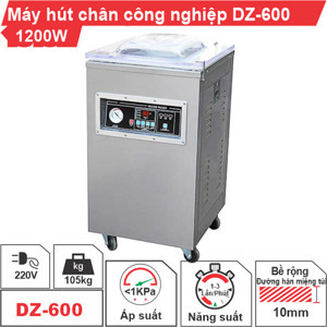 Máy hút chân không DZ-600 20m3/h 1000w