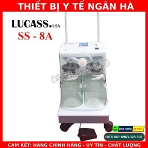 Máy hút dịch mũi, đờm 2 bình Lucass SS-8A