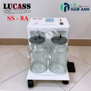 Máy hút dịch mũi, đờm 2 bình Lucass SS-8A