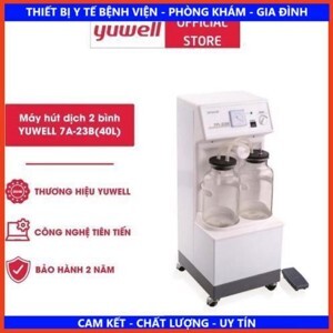 Máy hút dịch Yuwell 7A-23B - 2 bình