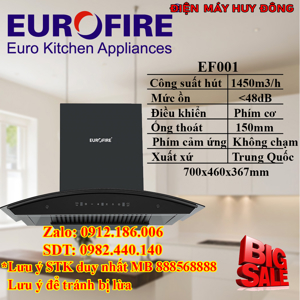 Máy hút mùi Eurofire EF001