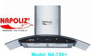 Máy hút mùi Napoliz NA-75K+ - Công suất: 1.000m³ /h , Kích thước tiêu chuẩn: 700 x 480 x 850mm