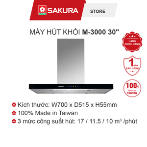 Máy hút mùi Sakura M3000 30