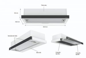 Máy hút mùi Sunhouse SHB6128