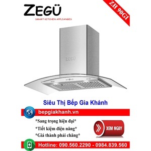 Máy hút mùi Zegu ZH-90GI 1050m3/h 200W