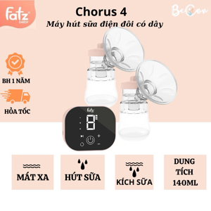 Máy hút sữa điện đôi FatzBaby Chorus 4 FB1101TY