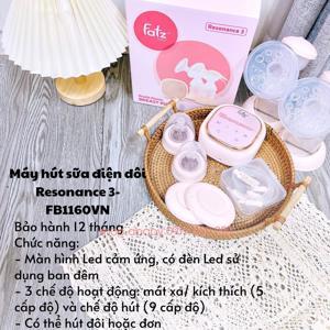 Máy hút sữa điện đôi Fatzbaby Resonance 3 FB1160VN