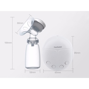 Máy hút sữa điện đôi Massage Real Bubee