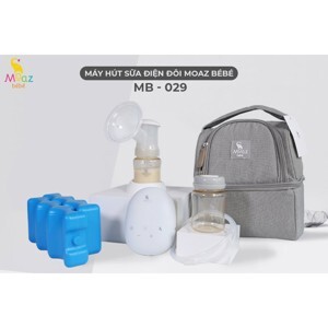 Máy hút sữa điện đôi Moaz BeBe MB-029