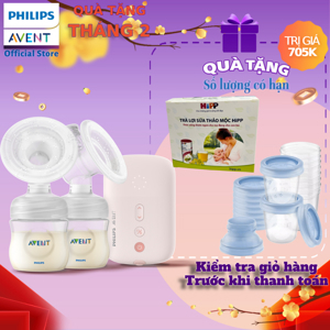 Máy hút sữa điện đôi Philips Avent Eureka SCF393.11