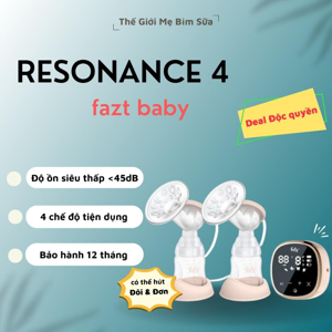 Máy hút sữa điện đôi Resonance 4 Fatzbaby FB1182VN