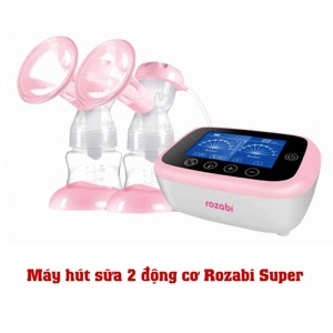 Máy hút sữa điện đôi Rozabi Super