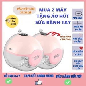 Máy hút sữa điện rảnh tay và không dây Freemax 2 Fatzbaby FB1202CW (1 chiếc)