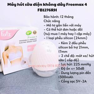 Máy hút sữa rảnh tay không dây Fatz Baby Freemax 4 FB1276RH