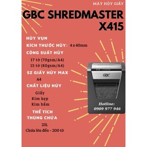 Máy hủy giấy GBC ShredMaster X415