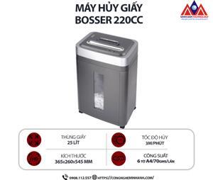 Máy hủy tài liệu Bosser 220CC - 25.0 lít