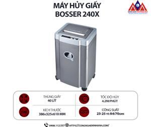 Máy hủy tài liệu Bosser 240X - 40.0 lít