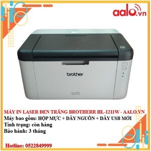 Máy in laser đen trắng Brother HL1211W - A4