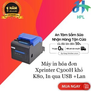 Máy in hóa đơn Xprinter XP-C300H