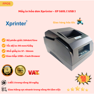 Máy in hóa đơn Xprinter XP-58IIL