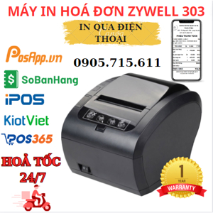 Máy in hóa đơn Zywell ZY302