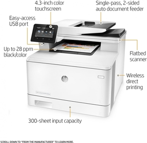 Máy in HP Color LaserJet Pro MFP M479fdw (W1A81A)