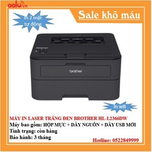 Máy in laser đen trắng Brother HL-L2366DW - A4