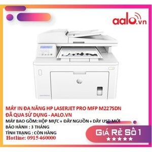 Máy in laser đa chức năng HP LaserJet Pro MFP M227sdn