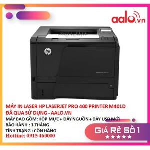 Máy in laser đen trắng HP Pro 400 M401D - A4, 128MB