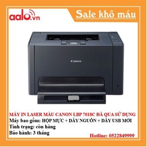 Máy in laser màu Canon LBP7018C (LBP-7018C) - A4