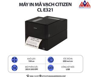 Máy in mã vạch Citizen CL-E321 203dpi