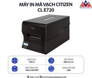 Máy in mã vạch Citizen CL-E720 (203 dpi)