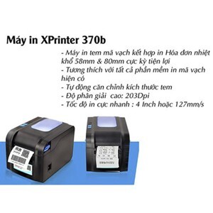 Máy in mã vạch Xprinter XP370B