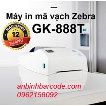 Máy in mã vạch Zebra GK888T (GK-888T)