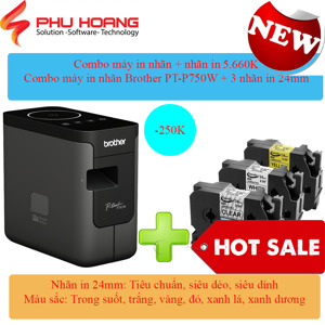 Máy in nhãn Brother PT-P750W