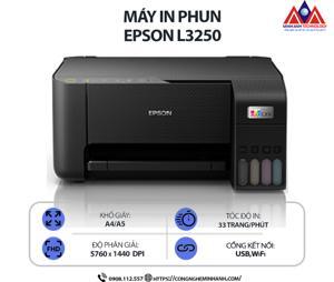 Máy in phun Epson Ecotank L3250 đa chức năng Wifi