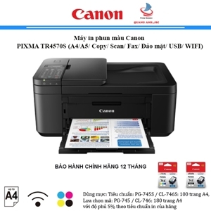 Máy in phun màu đa chức năng Canon Pixma TR4570S