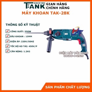 Máy khoan 3 chức năng Tupank TAK-28K