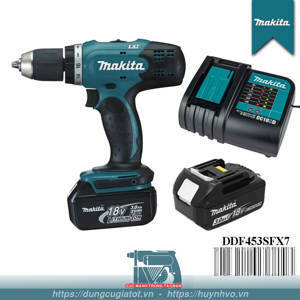 Máy khoan bắt vít dùng pin Makita DDF453SFX7