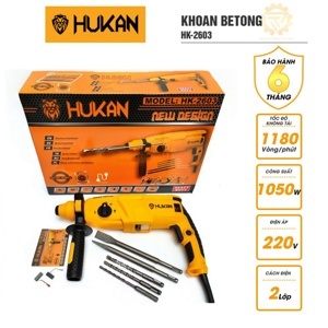 Máy khoan bê tông 3 chức năng Hukan HK-2603