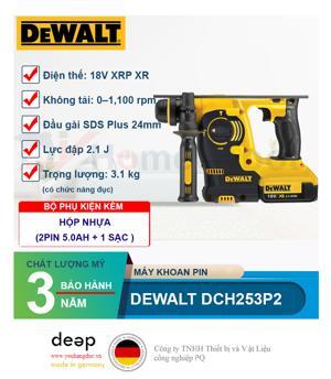 Máy khoan bê tông dùng pin Dewalt DCH253P2-KR