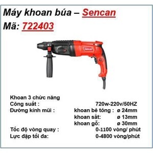 Máy khoan bê tông Sencan 722403