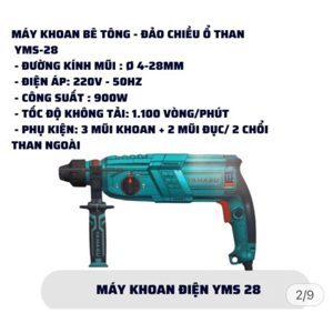 Máy khoan búa 900W Yamasu YMS-28