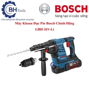 Máy khoan búa dùng pin Bosch GBH 36V-LI