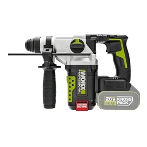 Máy khoan búa dùng pin Li-ion 20V (Không bao gồm pin, sạc) 24mm Worx Green WU388.9